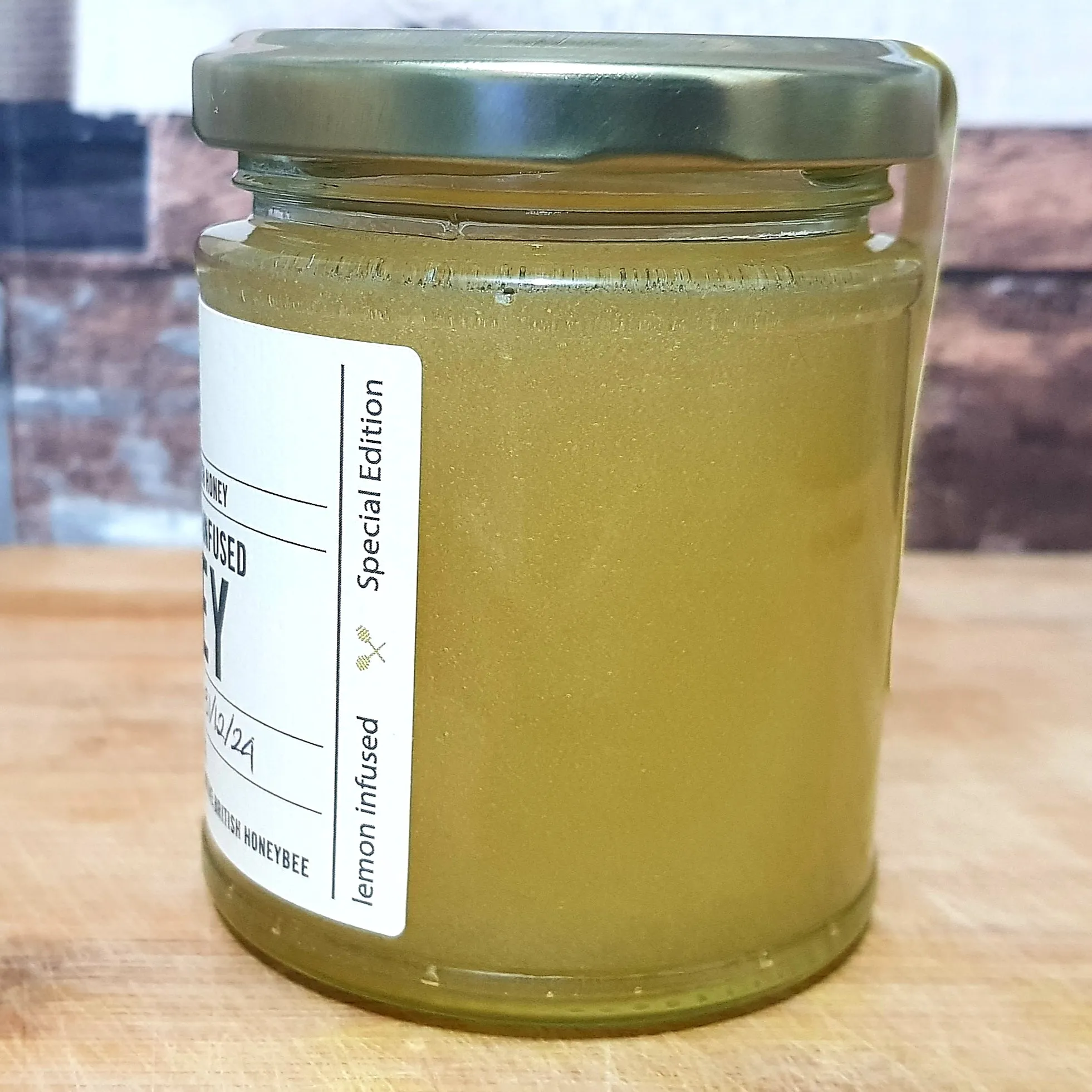 Organic Lemon Infused in award winning Special Edition Borage Honey - Image 2