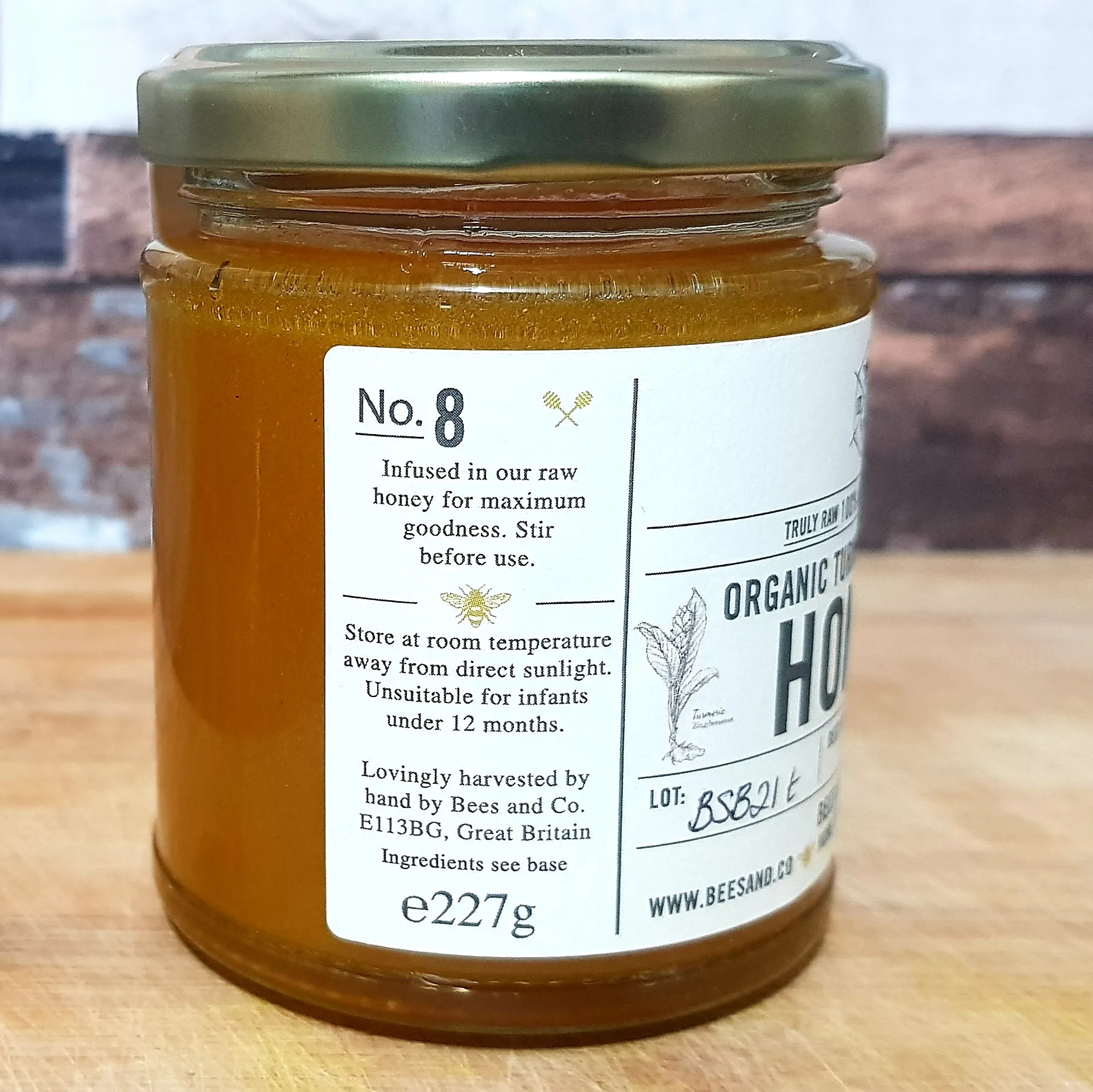 Organic Turmeric Infused in award winning Special Edition Borage Honey - Image 3