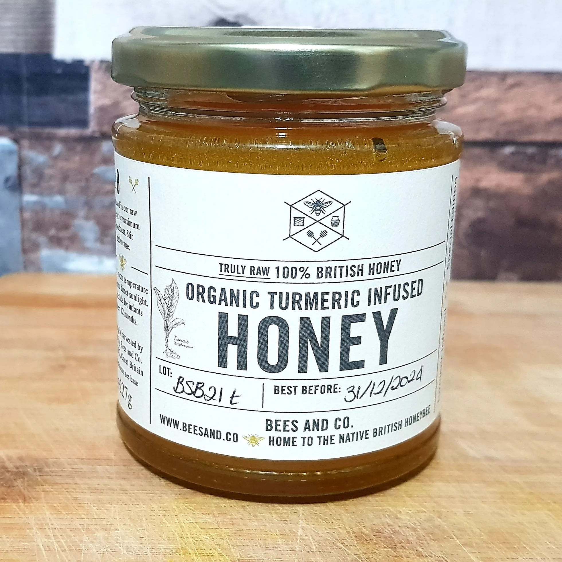 Organic Turmeric Infused in award winning Special Edition Borage Honey