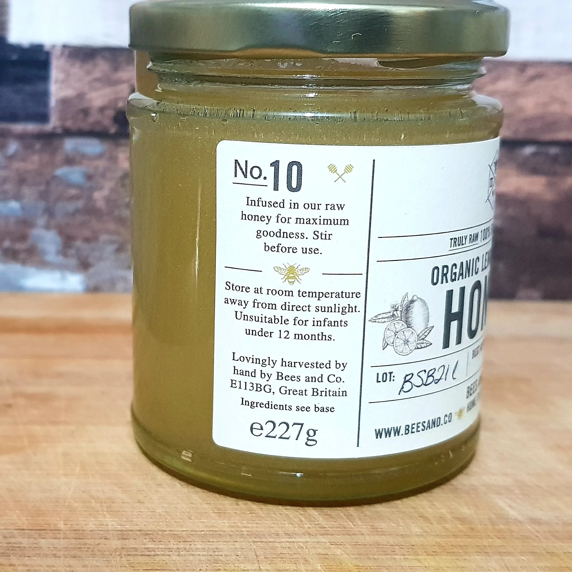 Organic Lemon Infused in award winning Special Edition Borage Honey - Image 3