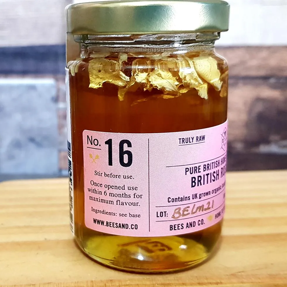 Great Taste Award Winning - British Rose Petals infused in Pure British Honey (114g) - Image 4