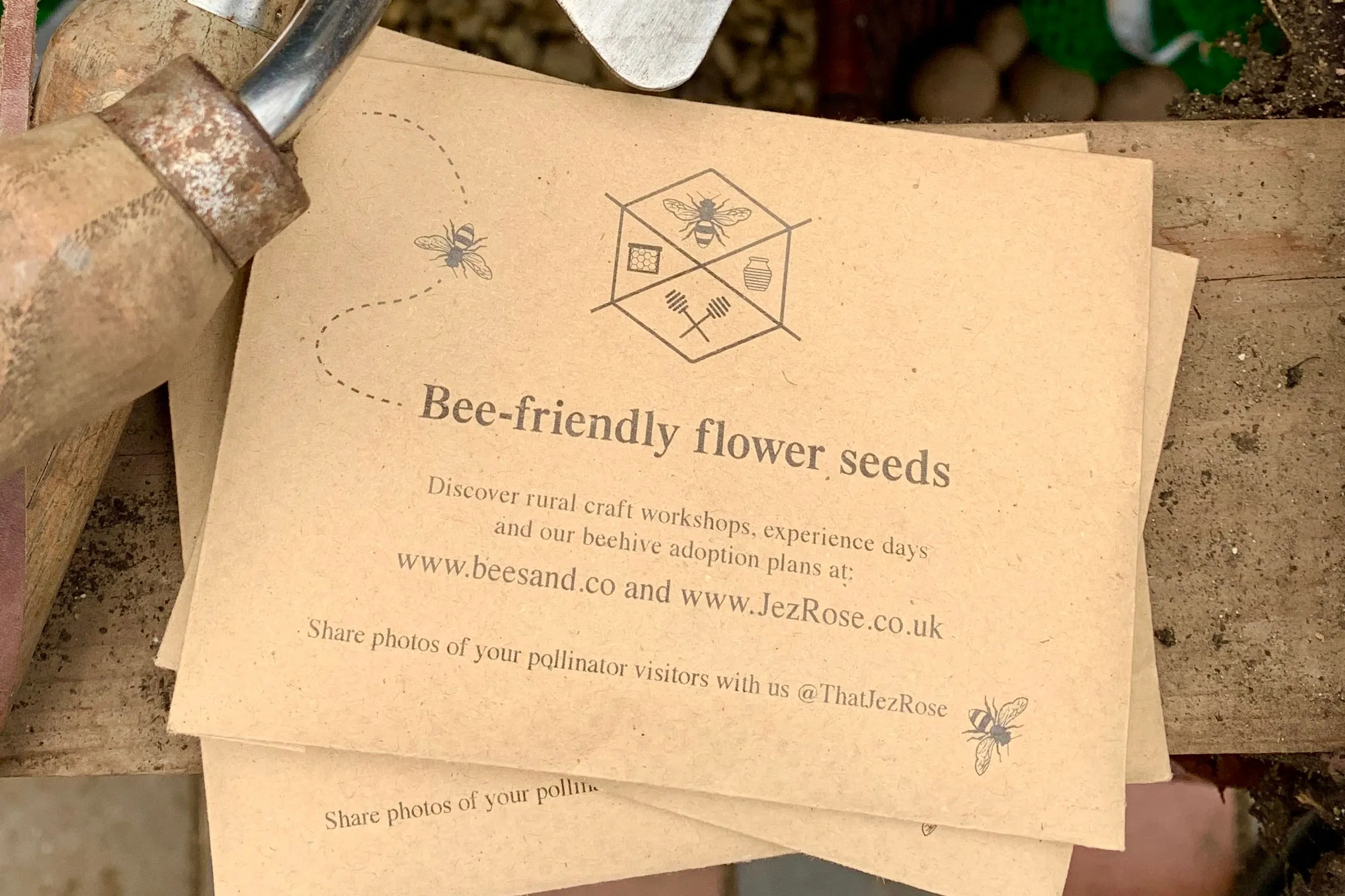 Organic Bee-friendly Flower Seeds