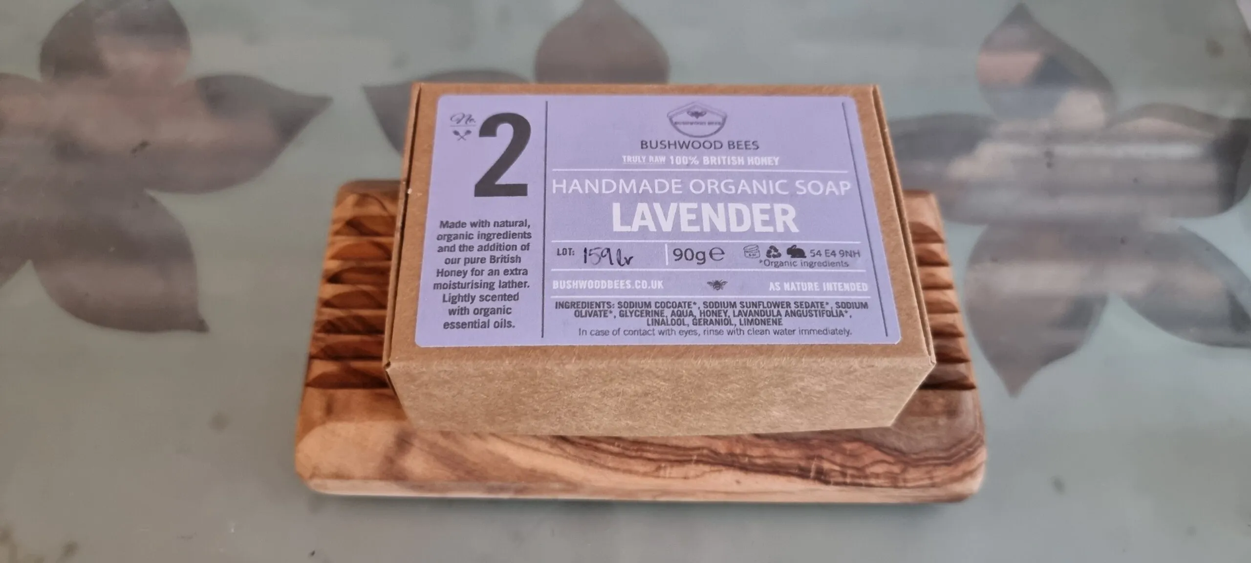 Organic Lavender Honey Soap - 90g - Image 2
