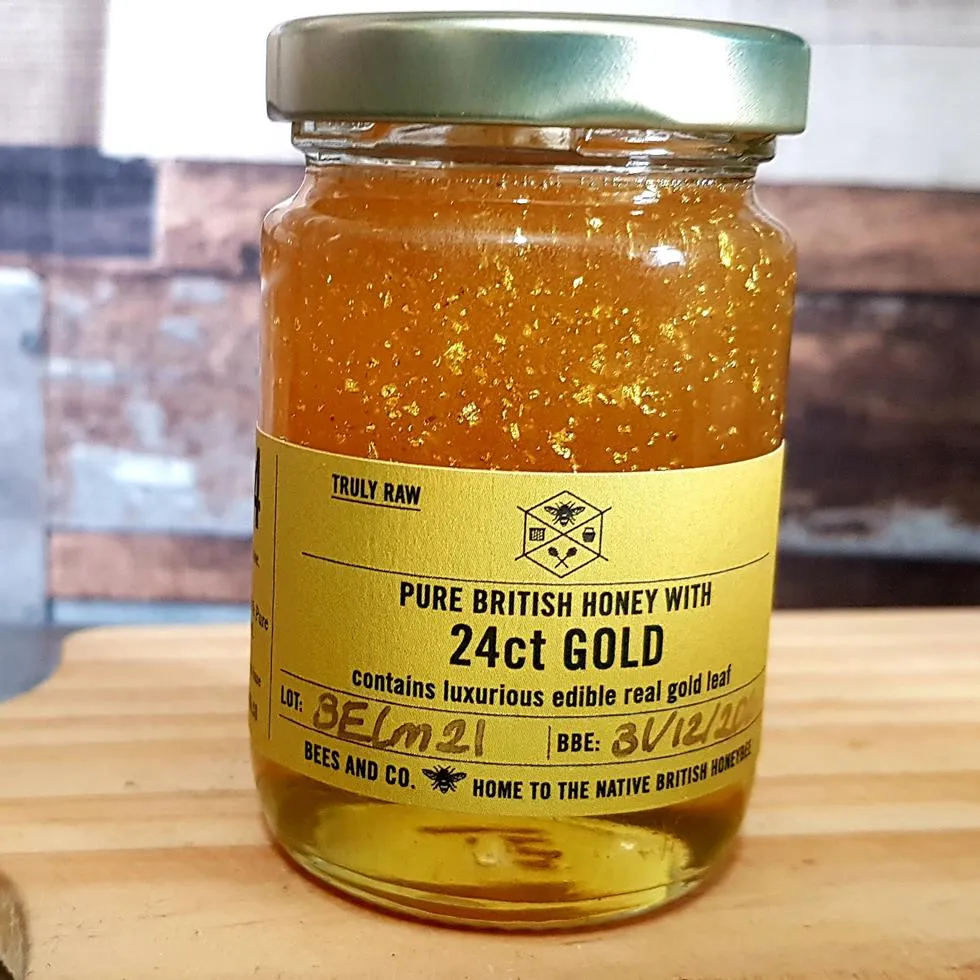 Pure Gold in Luxury British Honey (114g)