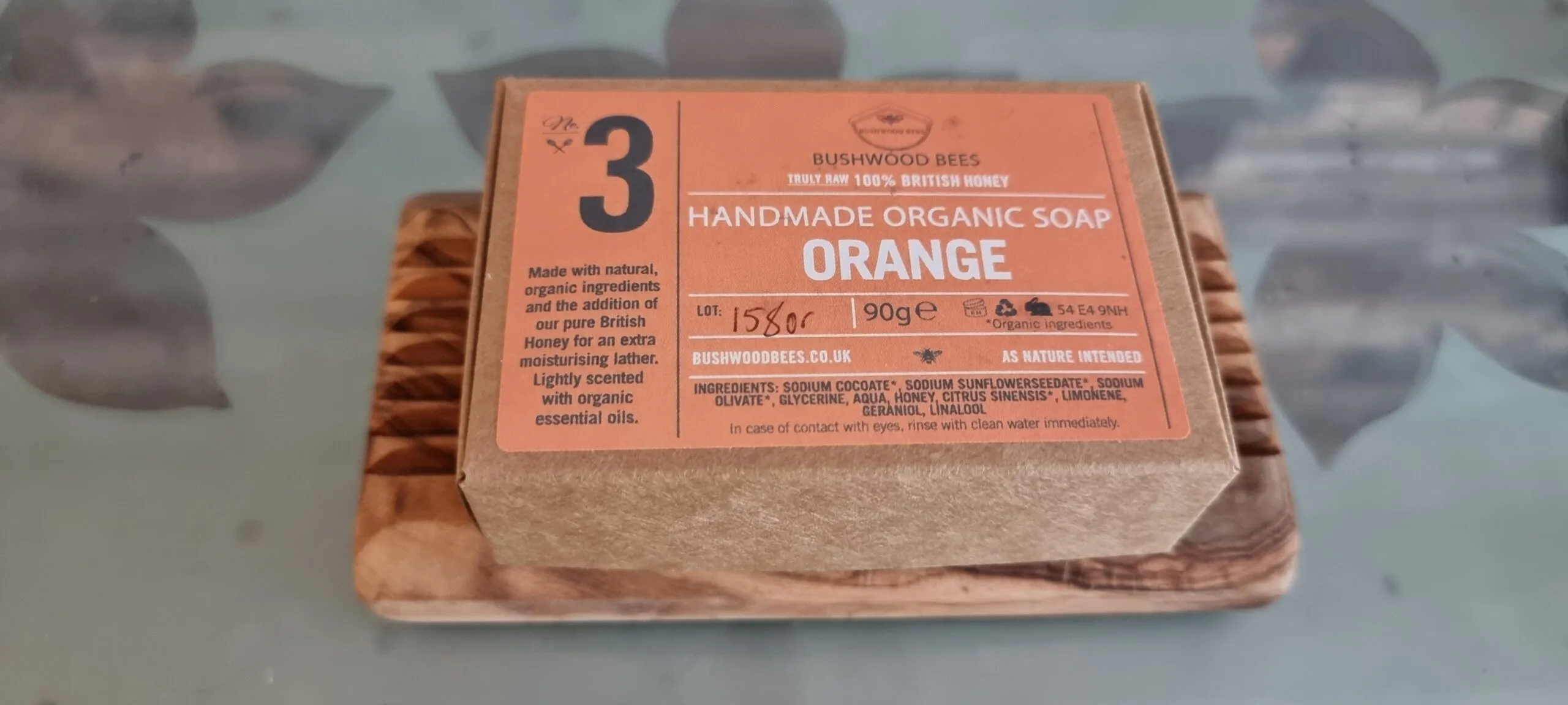 Organic Orange Honey Soap - 90g - Image 3