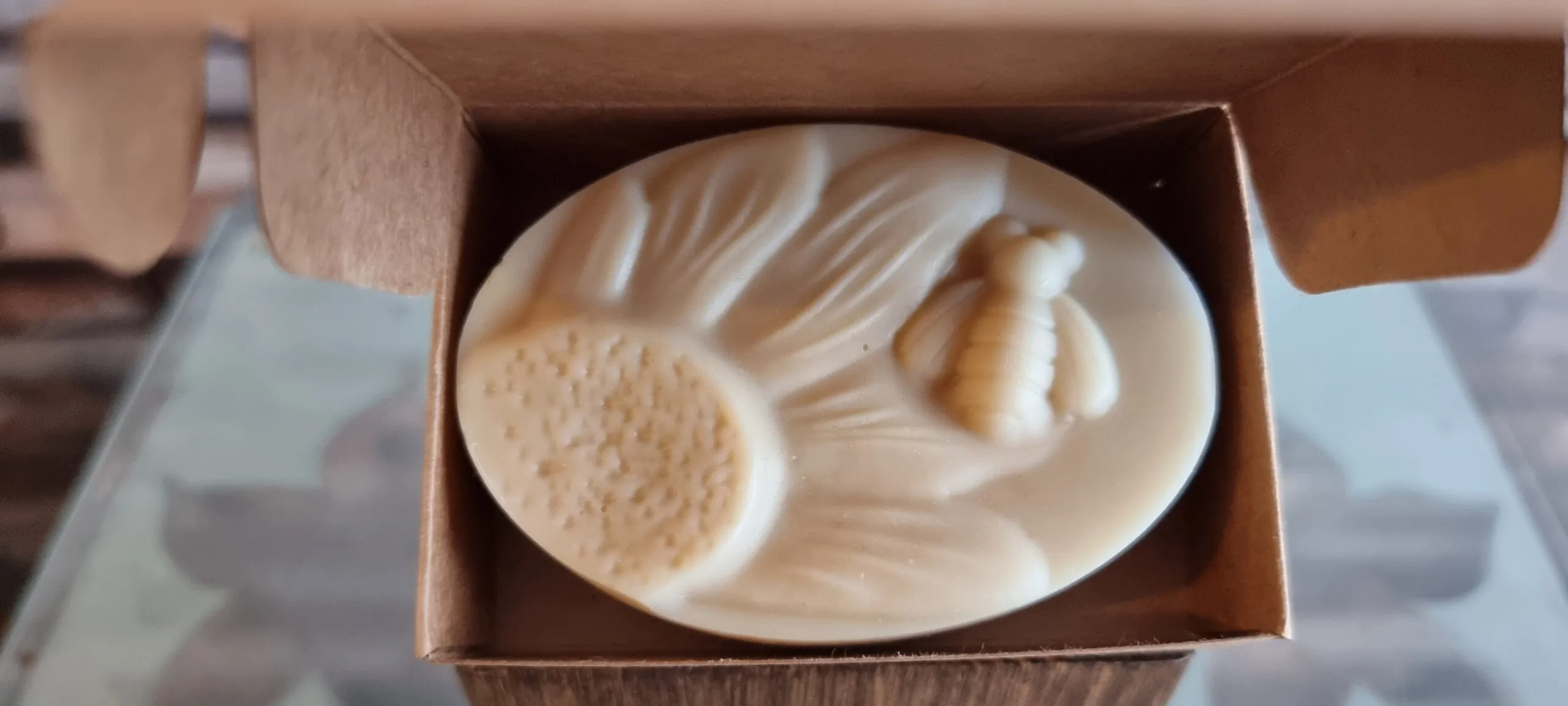 Organic Natural Honey Soap - 90g - Image 3