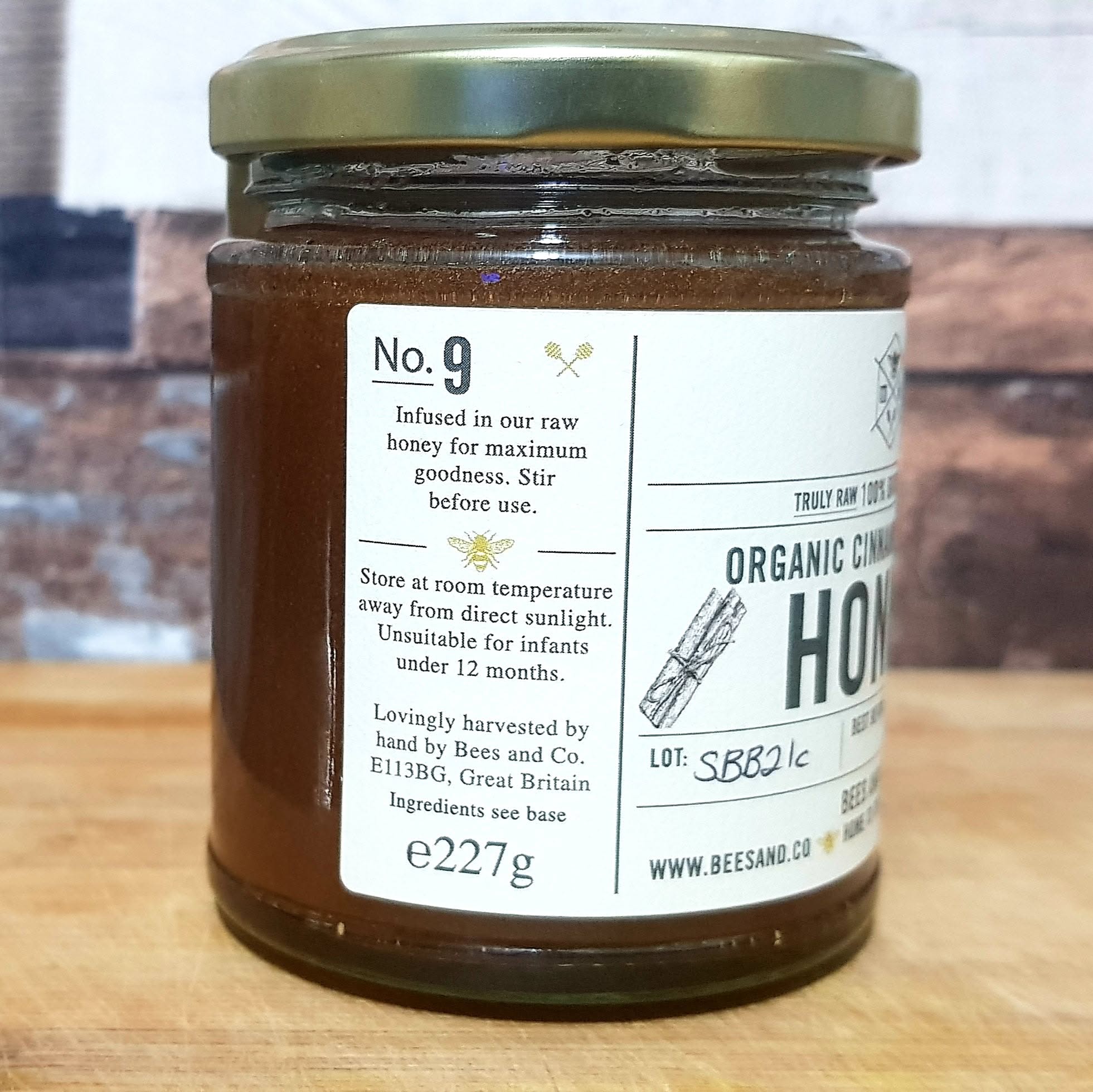 Organic Cinnamon Infused in award winning Special Edition Borage Honey - Image 2