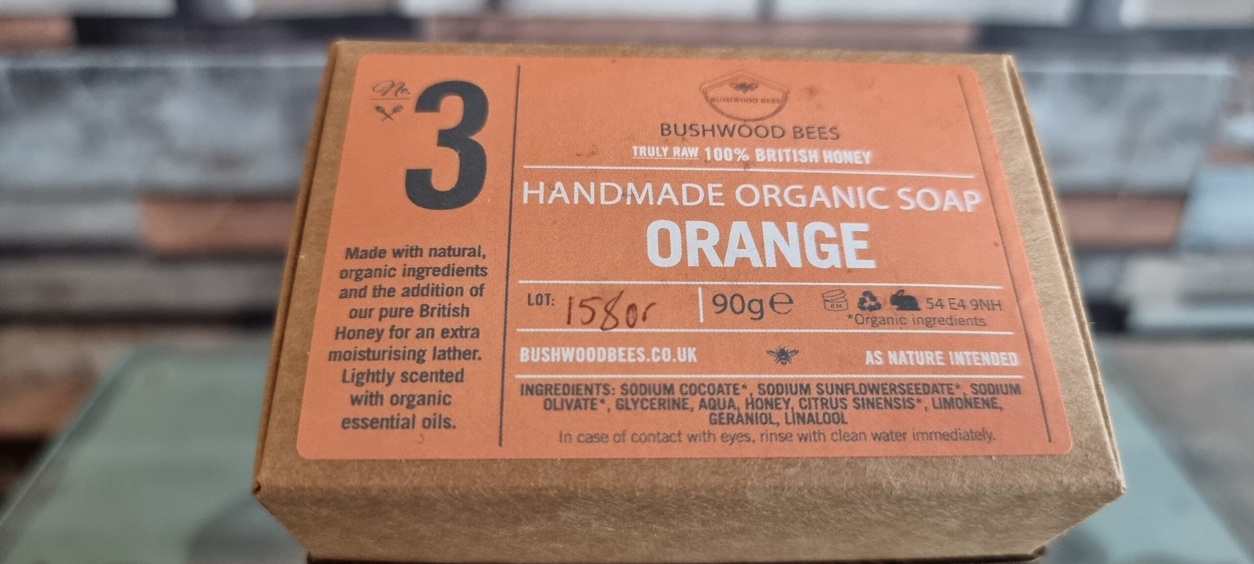 Organic Orange Honey Soap - 90g